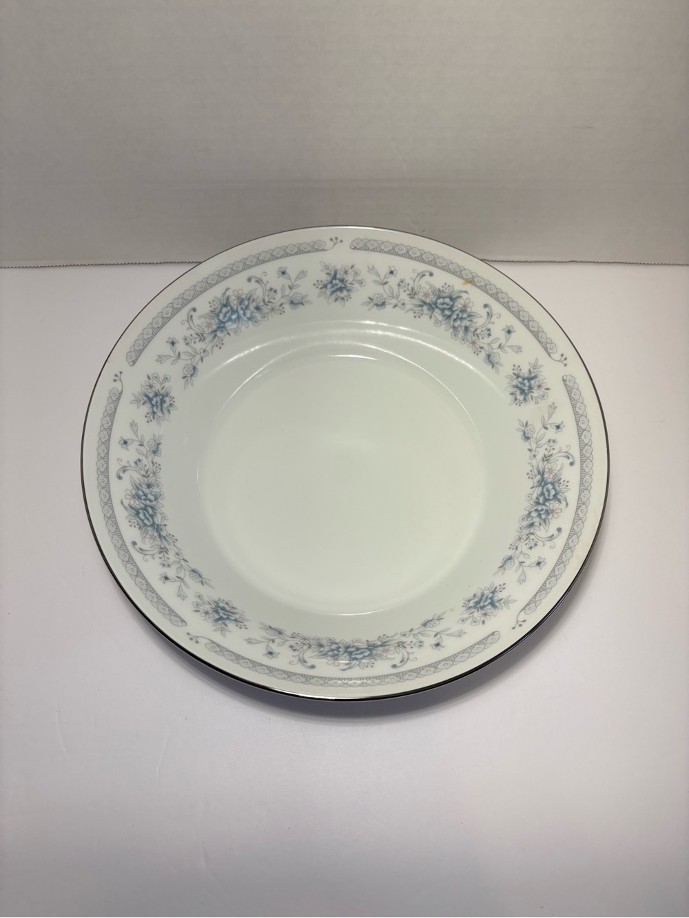 American Limoges Vegetable Bowl Bridal Bouquet Salem Heritage Blue GrandmaCore